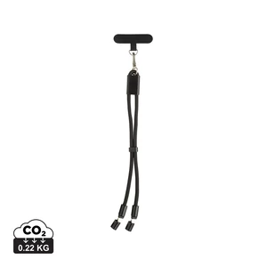 LoopAmp RCS RPET állít.csuklópántos telefontartó, 60W kábel