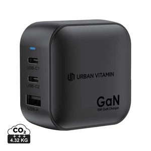 Urban Vitamin Santa Cruz RCS újrah. műanyag 70W-os GAN töltő