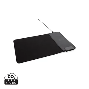Egérpad 15W-os vezeték nélküli töltéssel, USB csatlakozókkal