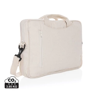 Laluka AWARE™ újrahaszn. vászon 15,4"-es laptop tok off white  