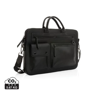 Swiss Peak GRS újrahasznosított PU 14"-es laptop táska fekete  