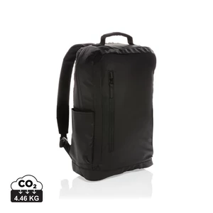 Fashion 15,6"-es PVC-mentes laptop hátizsák fekete  