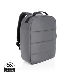 Impact AWARE™ RPET lopásbiztos 15,6"-es laptop hátizsák kőszén  