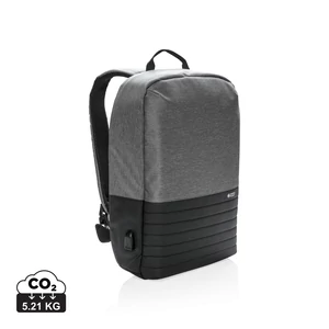 "Swiss Peak RFID lopásgátló 15.6""-es laptop hátizsák" szürke, fekete  