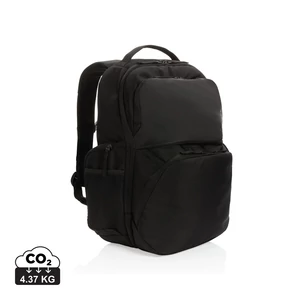 Swiss Peak AWARE™ RPET 15,6"-es hátizsák ingázáshoz fekete  