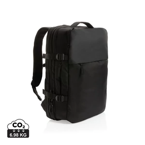 Swiss Peak AWARE™ RPET 15,6"-es bővíthető hétvégi hátizsák fekete  