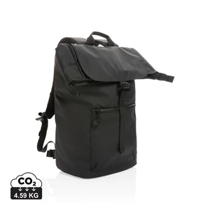 "Impact AWARE™ RPET vízhatlan 15,6""-es laptop hátizsák" fekete  