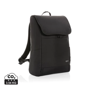 Swiss Peak Fern AWARE™ RPET végig cipzáras 15"-es hátizsák fekete  