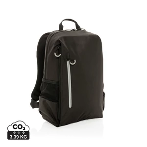 Impact AWARE™ Lima 15,6"-es RFID laptop hátizsák fekete, fehér  
