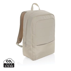 Armond AWARE™ RPET 15,6"-es standard laptop hátizsák bézs  