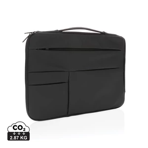 Sima PU 15.6"-es laptoptartó fogóval fekete  