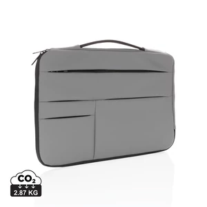 Sima PU 15.6"-es laptoptartó fogóval szürke  