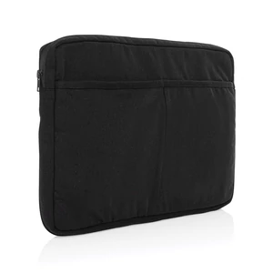 Laluka AWARE™ újrahasznosított vászon 15,6"-es laptop tok fekete  