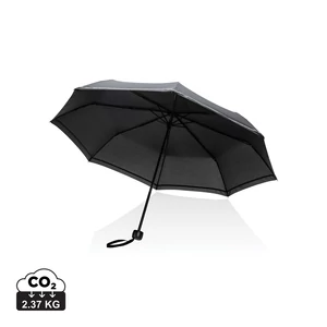 20,5"-es Impact AWARE™ RPET mini fényvisszaverő esernyő 190T fekete  