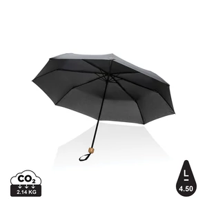20,5"-es Impact AWARE™ RPET mini bambusz esernyő 190T