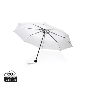 20,5"-es Impact AWARE™ RPET mini esernyő 190T fehér  
