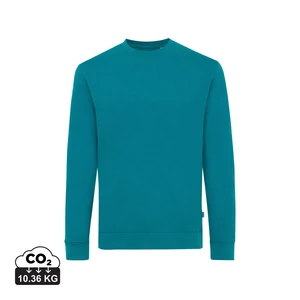 Iqoniq Zion újrahaszn. pamut pulóver kerek nyakkivágással verdigris XXL Unisex