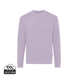 Iqoniq Zion újrahaszn. pamut pulóver kerek nyakkivágással lavender L Unisex