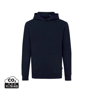 Iqoniq Jasper újrahasznosított pamut kapucnis pulóver sötétkék 5XL Unisex
