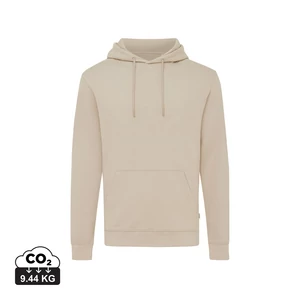 Iqoniq Jasper újrahasznosított pamut kapucnis pulóver desert XL Unisex