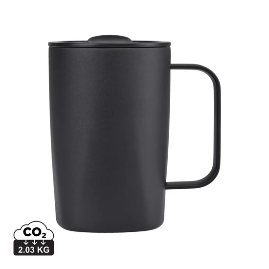 Aviana™ Rowan RCS újrahaszn. bögre, 450 ml fekete  