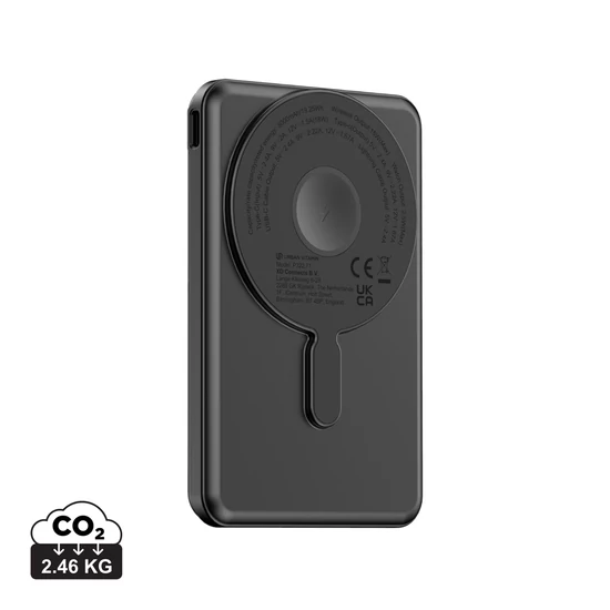 Urban Vitamin Redwood 5 az 1-ben PD mágneses powerbank fekete  