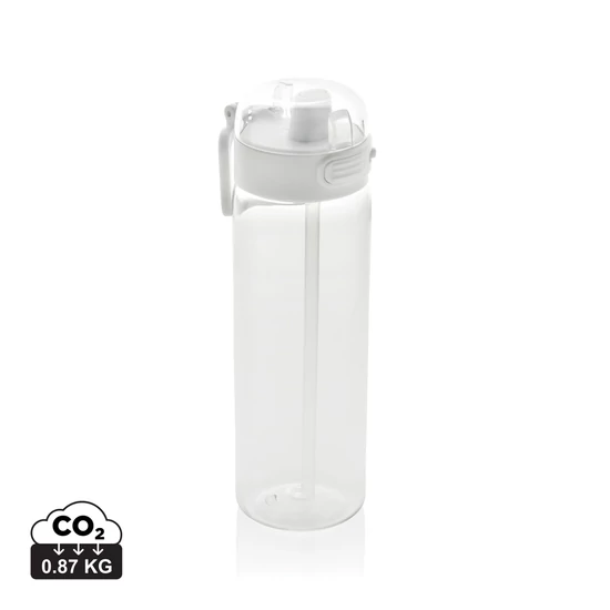 SipnLock RCS RPET szivárgásmentes sportkulacs – 800 ml fehér  