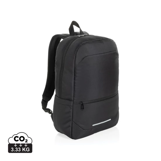 CityPack AWARE™ RPET üzleti 15,6"-es laptop hátizsák fekete  