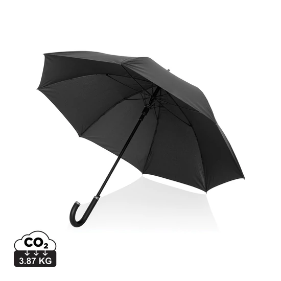 Swiss Peak Vero Aware™ RPET 25"-es esernyő elegáns nyéllel fekete  