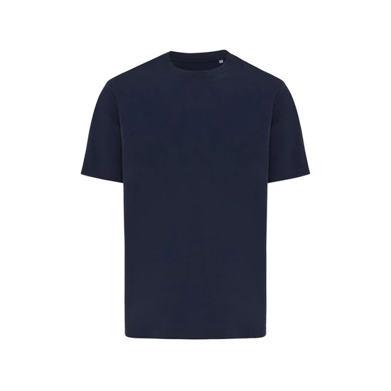 IQONIQ Nikko nehézsúlyú újrahaszn. pamut póló sötétkék XXXL Unisex
