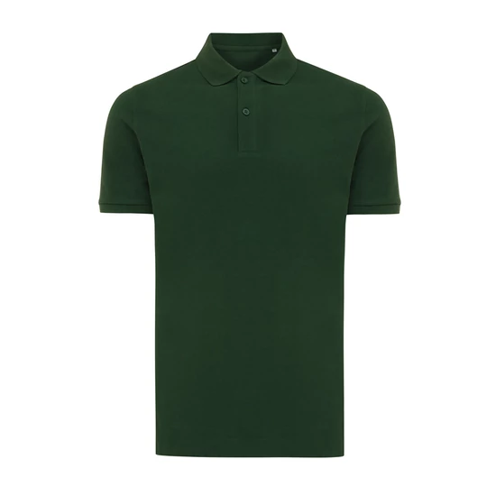 Iqoniq Yosemite újrahasznosított pamut piké póló forest green XXS Unisex