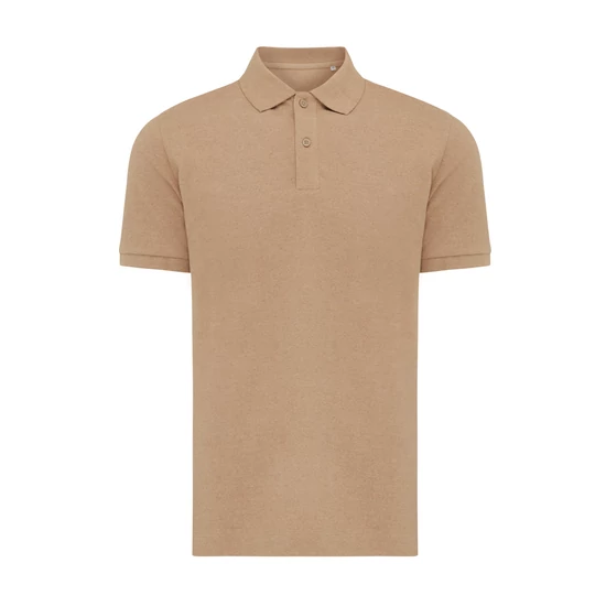 Iqoniq Yosemite újrahasznosított pamut piké póló heather brown XXS Unisex