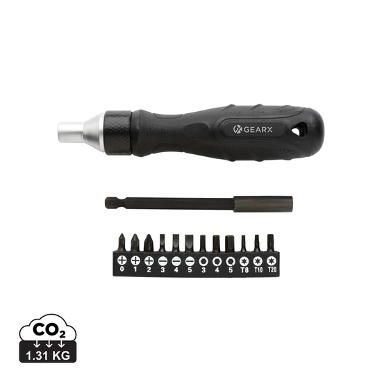 Gear X racsnis csavarhúzó fekete  