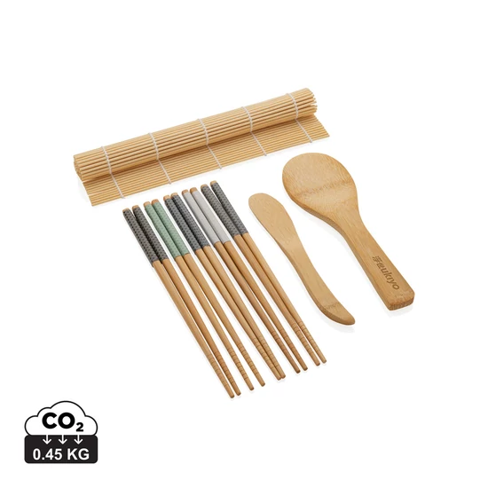 Ukiyo 8 db-os sushi készlet barna  
