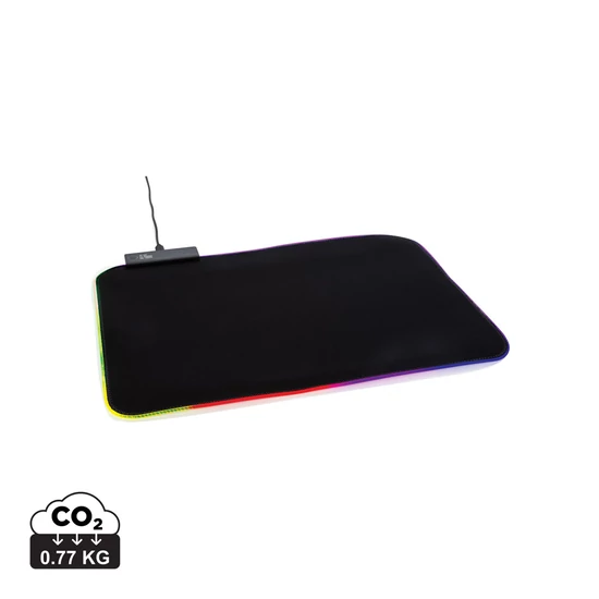 RGB gaming egérpad fekete  