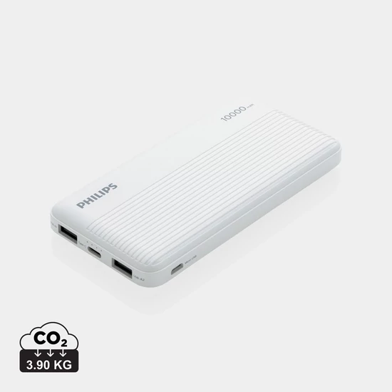 Philips 10 000 mAh powerbank fehér  