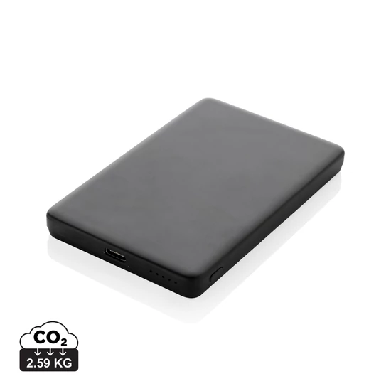 Orion RCS újrah. alumínium 5000 mAh 5W mágneses powerbank fekete  