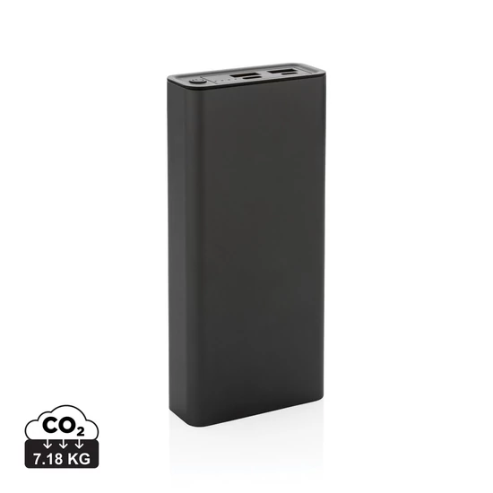 Terra RCS újrahasznosított 20W alumínium powerbank 20000 mAh szürke  