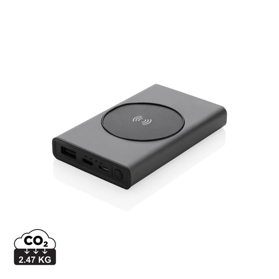 Terra RCS újrahasznosított alumínium 5000 mAh powerbank 5W szürke  