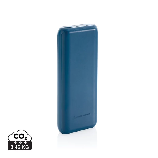 Urban Vitamin Pasadena 20 000 mAh 18W-os PD powerbank kék  