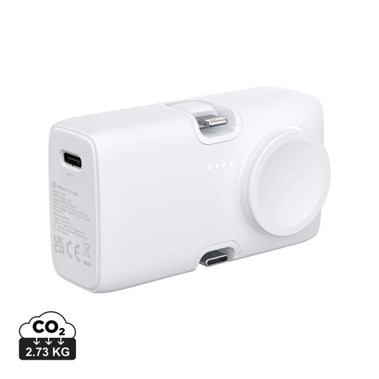 Urban Vitamin San Diego RCS újrah. műanyag 20W PD powerbank fehér  