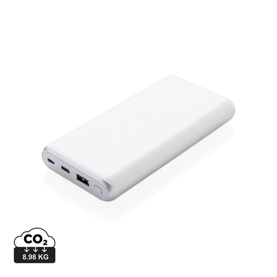 Ultragyors 20 000 mAh powerbank PD-vel fehér  