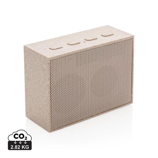 3W-os mini hangszóró búzaszárból khaki  