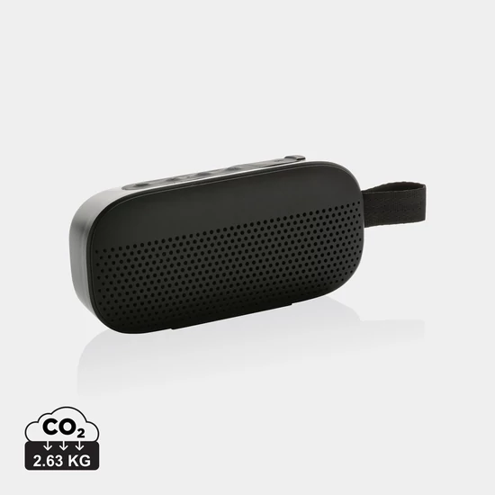 RCS újrahasznosított műanyag Soundbox 5W-os hangszóró fekete  