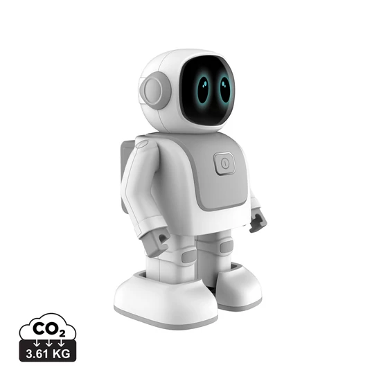 Robert, a táncoló robot hangszóró fehér, szürke  
