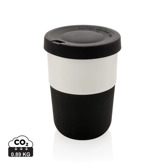 PLA kávésbögre 380 ml fekete  