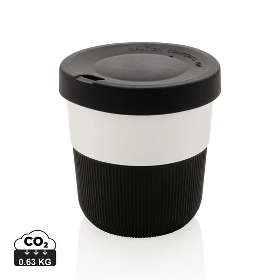PLA kávésbögre 280 ml fekete  