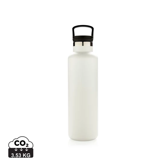 Vákuum szivárgásmentes palack standard ivónyílással off white  