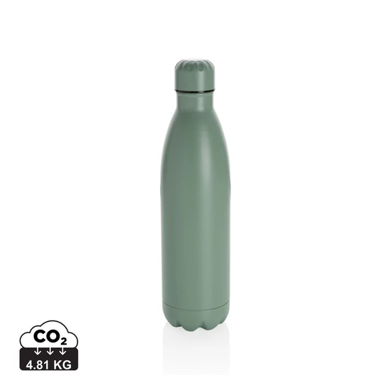 Szolid színű vákuum palack rozsdamentes acélból 750ml zöld  