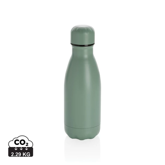 Szolid színű vákuum palack rozsdamentes acélból 260ml zöld  